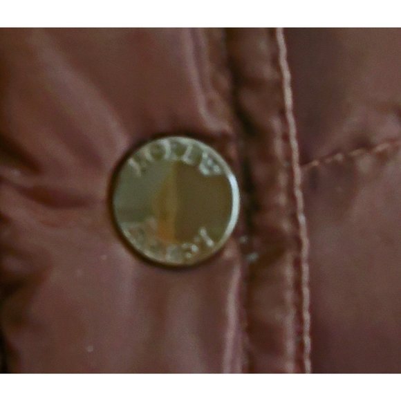 J. Crew Puffer Vest Brown Buttoned Full Zip Feather Down Filled Sz M - Picture 6 of 7